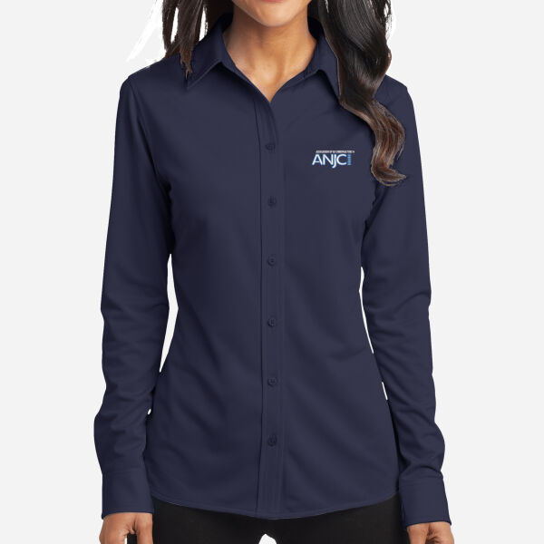 Ladies Dimension Knit Dress Shirt Thumbnail